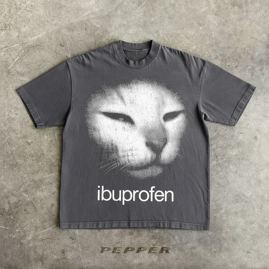 Ibuprofen Cat Tee